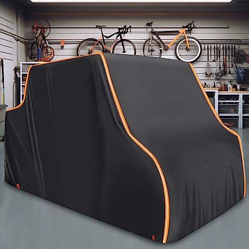 StarknightMT Heavy Duty UTV Cover 4 Seater Waterproof 420D Oxford Windproof - size: 157 x 65 x 77 inches
