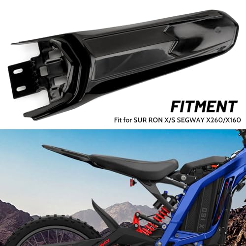 XINGWU Long Rear Fender for Surron Light Bee X Segway X160/X260 Back Fender Mud Guard Protector for Surron Part Ebike Accessories Black - size: Long Rear Fender, style: Black