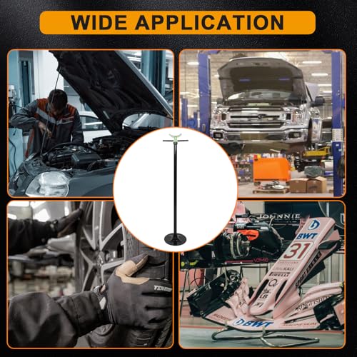Steel Under Hoist Jack Stand Car Lift, 1000 lb Capacity, Black