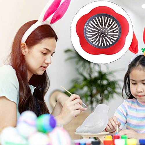 6PCS Acrylic Pouring Strainers, Paint Pouring Cups, Plastic Flower Strainers Silicone Pouring Drain Basket for DIY Pouring Acrylic Paint and Creating Unique Patterns Art Drawing