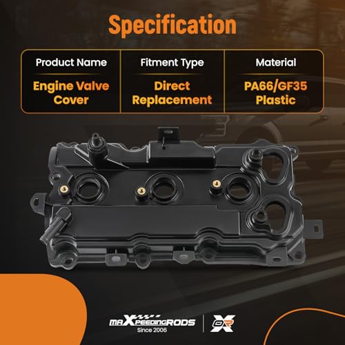 maXpeedingrods Engine Valve Cover Left & Right for Nissan Altima 2015-2018 - style: for Pathfinder 2015-2016