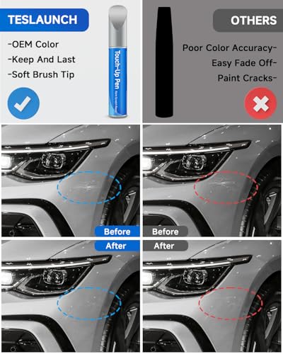 LA7W/8E Reflex Silver Metallic Touch Up Paint Compatible with Volkswagen Exact Match Touch Up Paint Car Scratch Repair - color: Reflex Silver Metallic(LA7W/8E) Compatible with Atlas/Beetle/CC/e-Golf/EOS/Golf/Golf-Alltrack/Golf-GTI/Golf-SportWagen/GTI/Jett