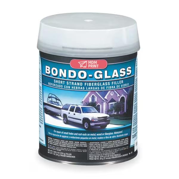 MDMprint Fiberglass Reinforced Filler, 1 qt Size, Paste, Green, Mfr: SS-QT-ES-A