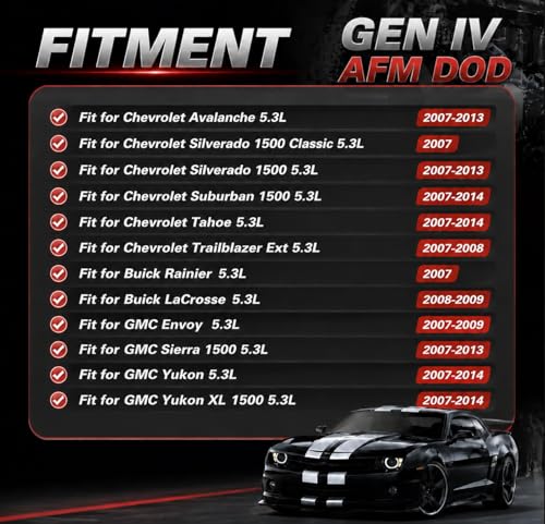Gen4 5.3L LS AFM DOD Camshaft & Valve Lifters with Head Gasket Set - color: QH-DTB-GM5300-AFM-003