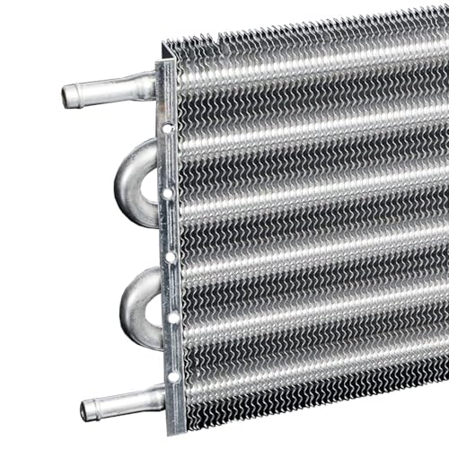 G-PLUS 6 Row AN6 Aluminum Engine Transmission Racing Oil Cooler with Mounting Kit Silver, Compatible with Universal Car Truck Trans Full