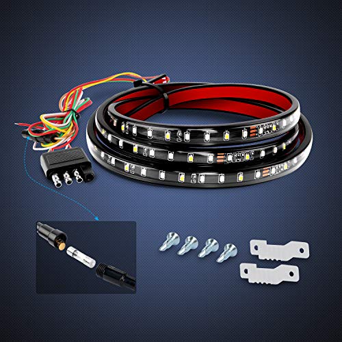 Nilight 60 Inch Truck Tailgate Light Bar 108 LED Single Row - color: 60" Tailgate Light Strip Single Row