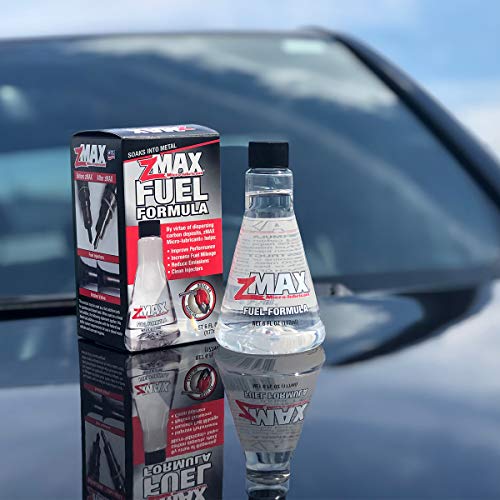 zMAX 58-106 - Fuel Formula - Easy to Use - Fuel Treatment Reduces Carbon Build-Up & Lubricates Metal Extending Life of Vehicle - Runs Efficiently Improving Gas or Diesel Mileage - 6 oz. - 4 Pack - size: 4pk