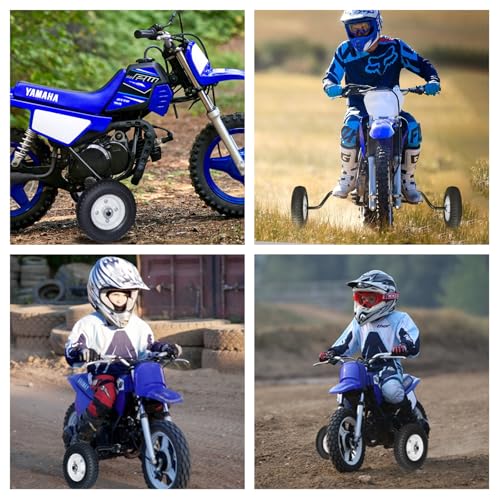Dirt Bike Training Wheels, For Razor mx350 mini bike wheels,Compatible with razor MX125 MX400 Honda CRF50 XR50 Z50 Z50R Yamaha PW50 TTR50,and Suitable for All Kinds of 50CC Dirt Bike, Easy to Install