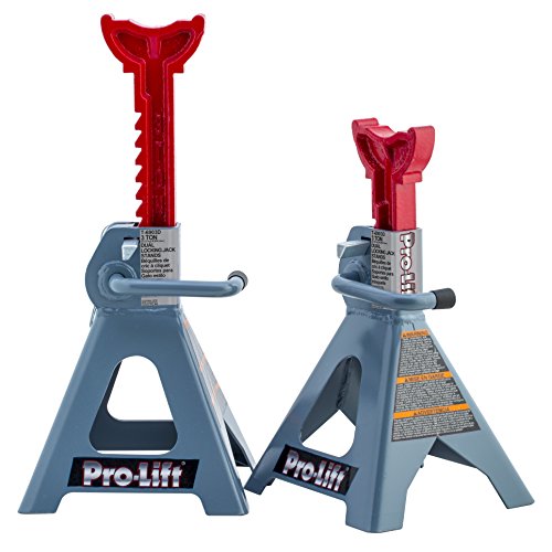 Pro-LifT T-6903D Double Pin Jack Stands - 3 Ton - color: Grey