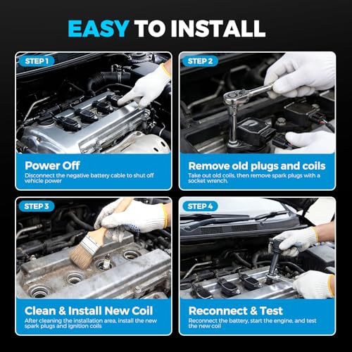 8 Ignition Coil Pack and 16 Iridium Spark Plugs Compatible with 5.7 V8 HEMI Dodge Ram 1500 2500 Charger Challenger Durango & Jeep Grand Cherokee & Chrysler 300 Replacement for UF504 92145 C1526