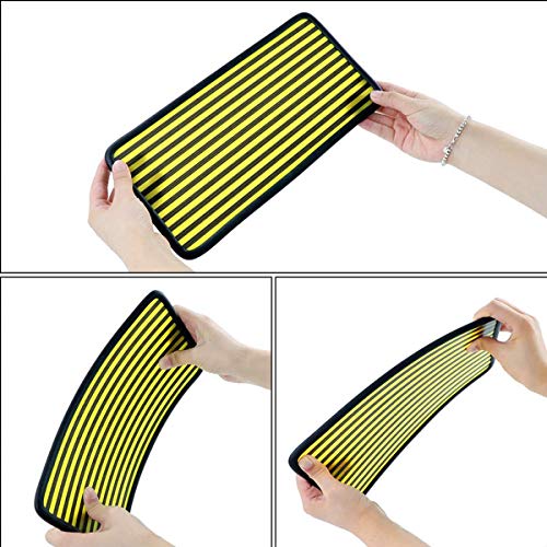 WHDZ Paintless Dent Repair Tools Line Board Reflector Board (Not LED) with Adjustment Holder Auto Body Dent Testing Tool Reflector Board Dent Scan - color: yellow