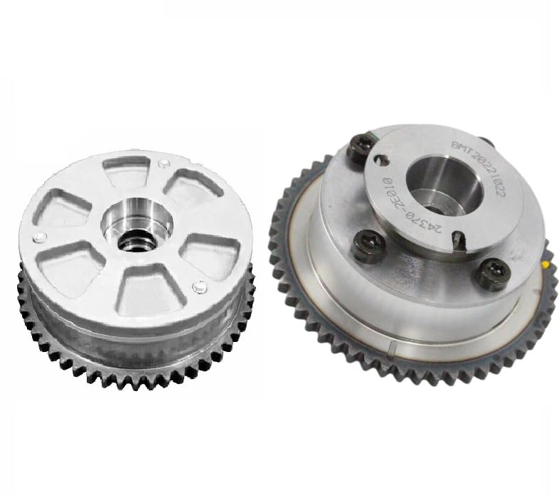 243702E020 Exhaust&Intake Camshaft Adjusters CVVT Sprocket 2pcs for Hyundai - color: 24370-2E020