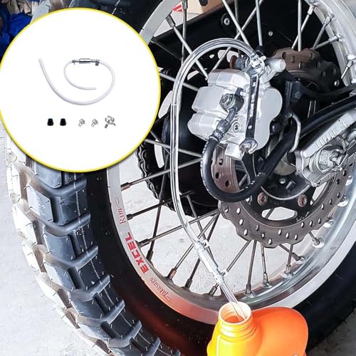 Brake Bleeder Hose with One-Way Check Valve for Car & Motorcycle - color: 1 Pcs