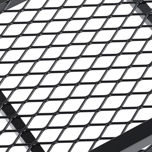 HECASA Universal Front Rear Cargo Basket Compatible with ATV Drop Storage Rack Cargo Carrier Steel