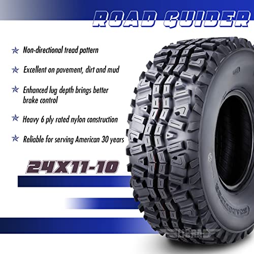 One New ATV Tire 24x11-10 24x11x10 6PR 10271