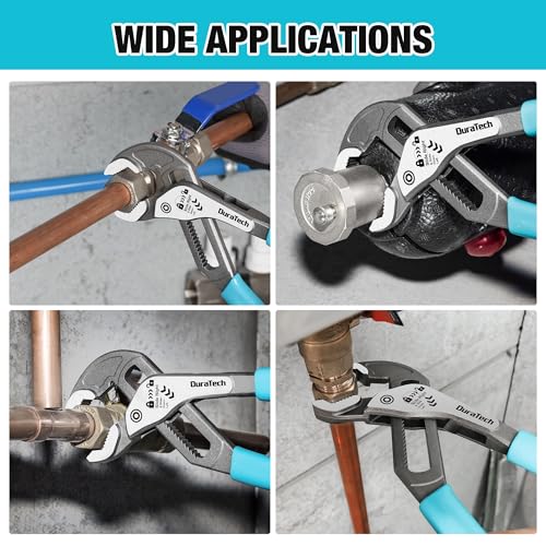 DURATECH 12-Inch Water Pump Pliers, Quick-Adjust Groove Joint Pliers - style: 12"
