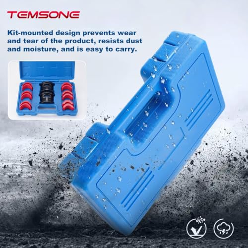 14 Pcs/Set Universal Motorcycle Fork Seal Driver Kit - 35/36, 40/41, 42/43, 45/46, 47/48, 49/50mm, Removal Installer Tool