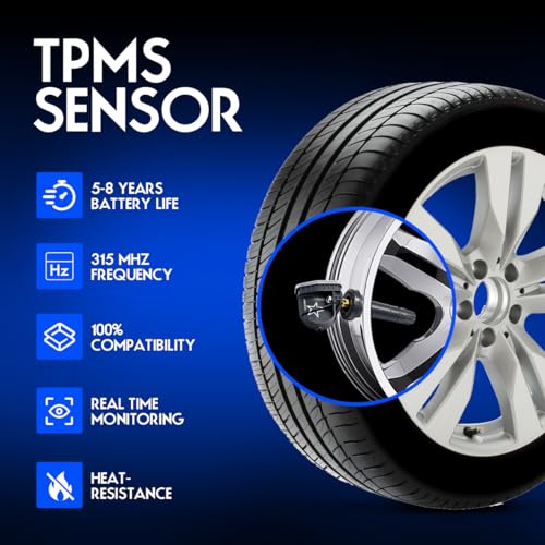 TPMS Tire Pressure Monitor Sensor, Compatible with Chevy Silverado Suburban Tahoe GMC Sierra Canyon Yukon Buick Cadillac Saab Nissan, Replace#13581558 - color: 13581558