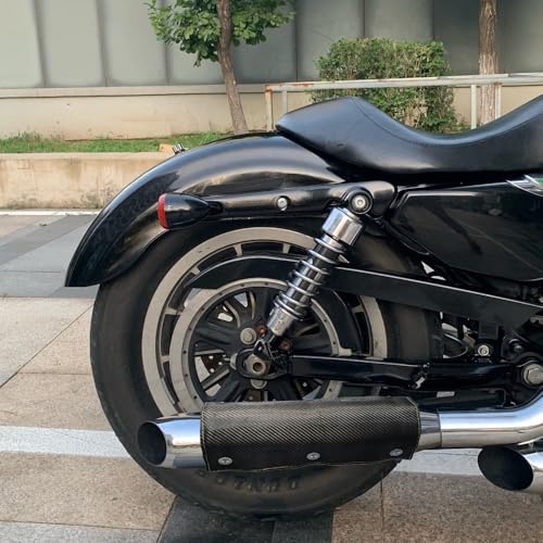 Exhaust Heat Shield 6" x 24", Carbon Pipe Shield for Motorcycle, Components, Hoses, Lines, and Electrical Wiring, Two-Layer Exhaust Wrap Pipe Heat Shield Protection up to 1800°F - size: 6'' x 24''