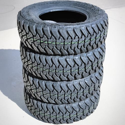 Accelera M/T-01 Mud Off-Road Light Truck Radial Tire-LT235/75R15 235/75/15 235/75-15 104/101Q Load Range C LRC 6-Ply BSW Black Side Wall
