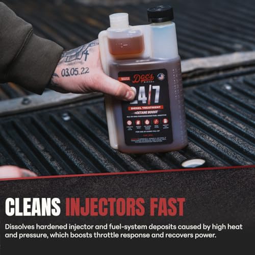 Doc’s Diesel 24/7 Cetane Boost + Interval Diesel Treatment Kit – ULSD Fuel Additive & Injector Cleaner – Cleans Fuel System, Improves MPG (16 oz + 12 oz) - size: 24/7 + IDT