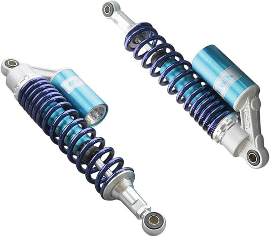 360mm Rear Shock Absorber Suspension Motorcycle ATV Quad 7mm Spring - color: Blue Blue