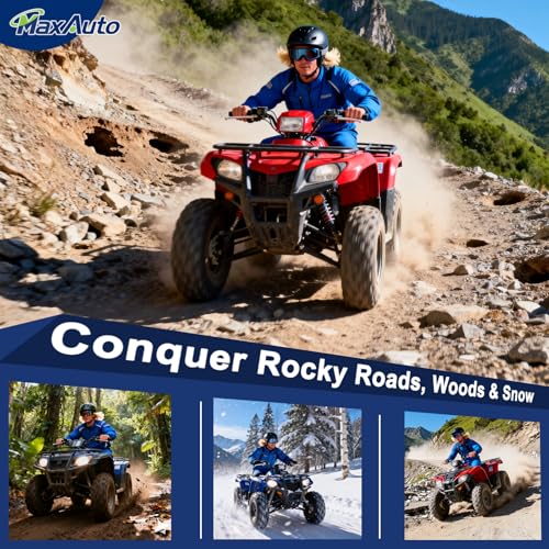 MaxAuto 2-Pack 27x9-14 UTV/ATV Front Tires - All-Terrain Mud & Sand Off-Road Performance, 6-Ply Tubeless Construction for Enhanced Durability & Traction - size: 27x9-14 Front