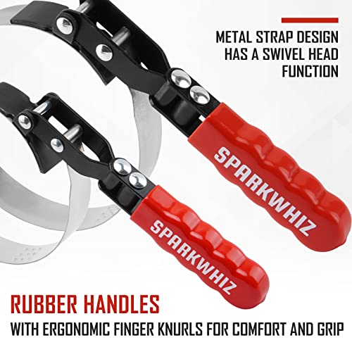 SPARKWHIZ Oil Filter Wrench Set, 7pcs