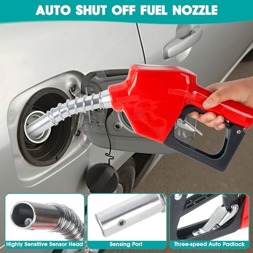 AIGMlSON Diesel Transfer Pump 12V 260W - color: with nozzle hoses
