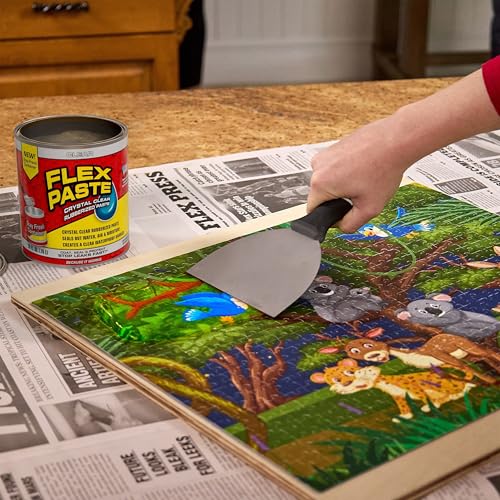 Flex Paste Rubberized Waterproof Sealant Paste, Clear, Quart - size: Quart