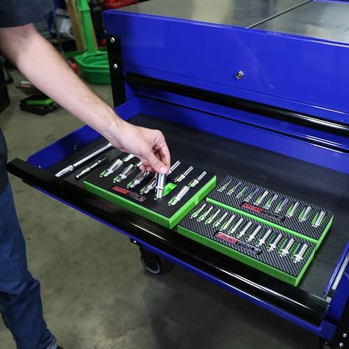 OEMTOOLS 23981 12 Piece Deep Socket Set 3/8, Deep Well Socket Set Metric 8mm-19mm, Heat-Treated Alloy Steel Sockets, Hard Chrome Finish, EVA Foam Tray - style: 3/8" Drive Metric