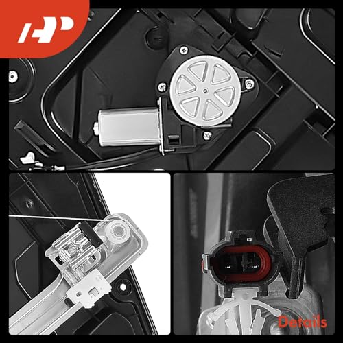 A-Premium Front Passenger Side Power Window Regulator with Motor (2-Pin)