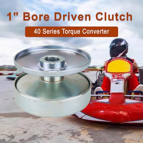 40 Series 1" Bore Go Kart CVT Torque Converter Driver Clutch Fit for Comet 40/44 - size: 1" Shaft Bore