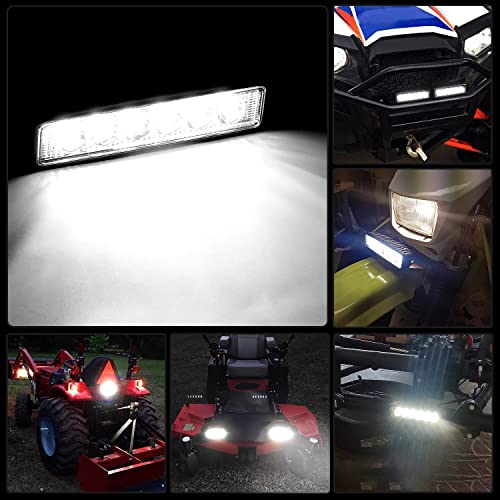 Nilight Led Light Bar 2PCS 18w Spot Driving Fog Light Led Pods Off Road Lights Boat Lights Driving Lights Led Work Light SUV Lamp - color: White Lights Black House