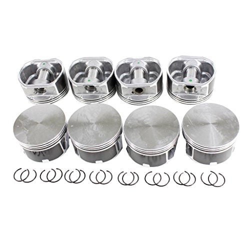 DNJ P1100.20 Oversize Piston Set for 1999-2007 Chrysler, Dodge, Jeep, Mitsubishi Aspen, Commander, Dakota 4.7L V8 16V SOHC 287cid - size: 2. Oversize 0.20 (.50mm)