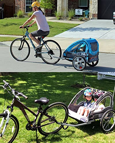 Bike Trailer Hitch Coupler for Instep and Schwinn Bike Trailer for Kids/Dog Replacement Bicycle Trailer Attachment for Baby Bike Trailers - color: 2 Pack Coupler