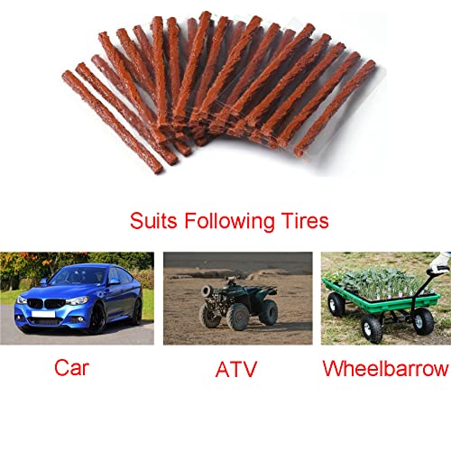 100 Pcs Tire Plugs, Tire Patch Plugs, Plugs to Fix A Flat - size: 100