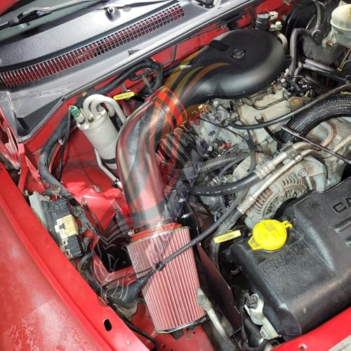 Air Intake Kit for 97-98 Dakota/98-03 Durango 5.2L/5.9L V8 (Red)
