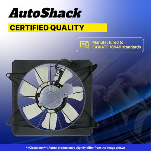 AutoShack Radiator Cooling Fan Assembly for Ford Edge 2014