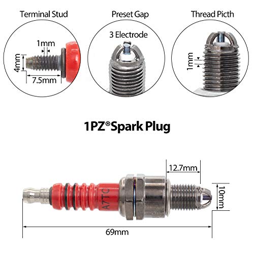 1PZ Honda Xr Racing CDI Ignition Coil & Spark Plug Set