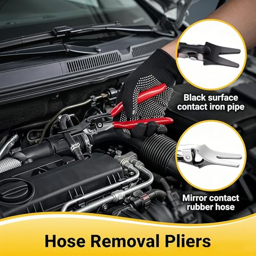 9PCS Disconnect Pliers Electrical Connector Removal Tool with Bag and golve