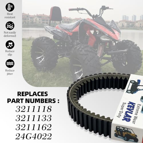 3211118 Clutch Drive Belt Fits for Polaris Ranger 500 700 Crew RZR