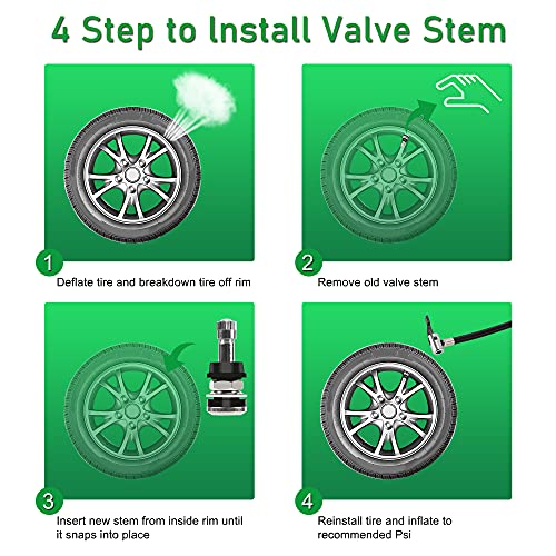CDWTPS TR416 Outer Mount Metal Valve Stem - size: TR416-25PCS