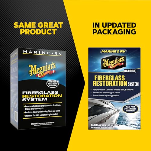 Meguiar's M49 해양/RV 유리 섬유 산화 제거 키트