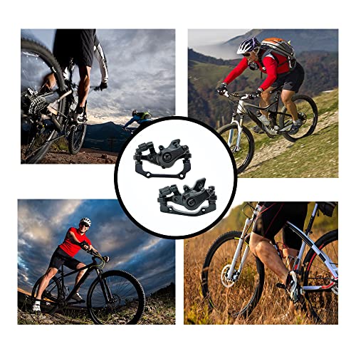 LOOEEL 1 Pair Bike Mechanical Disc Brake,Universal Front and Rear Mechanical Disc Brake Calipers for Mountain Bikes,Folding Bikes,Road Bikes