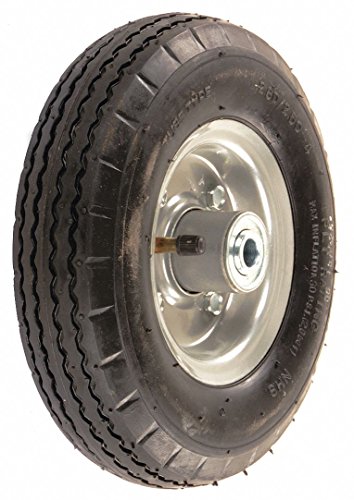 Pneumatic Wheel, 8 In, 220 lb