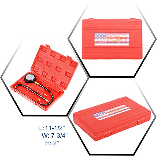 JIFETOR Oil Pressure Tester Kit Professional Engine Diagnostic Test Tool