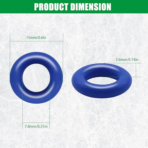 JA&MIU Fuel Injector O-Ring Set, O-Ring Injector Rebuild Kit 2171588 for GM