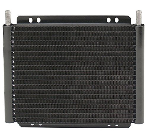 Heavy Duty Aluminum 11" Automotive Engine Transmission Oil Cooler Hose Lines 8" Inch Electric Cooling Fan Kit High Performance RV Trailer Truck Towing