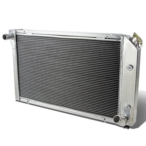DNA Motoring RA-CCV877-3 3-Row Full Aluminum Radiator Compatible with 77-82 Corvette V8 MT,26.25" x 16.75" x 2.25",1.5"Inlet/1.625"Outlet - style: 77-82 Corvette V8 MT